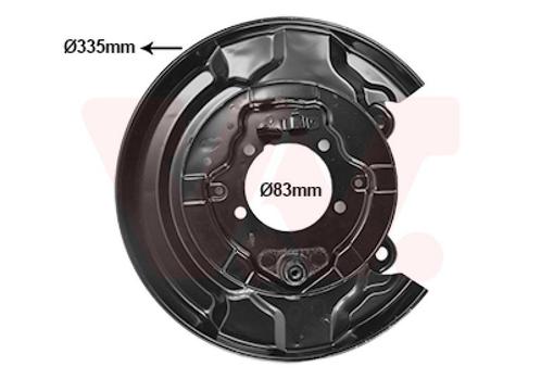 REMSCHIJF BESCHERMER VOOR TOYOTA AVENSIS VERSO 2001-2010, Auto-onderdelen, Remmen en Aandrijving, Nieuw, Ophalen of Verzenden