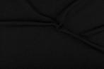 Aanbieding! Zwarte polyester stof op rol te koop!, 120 cm of meer, Zwart, Ophalen of Verzenden, Polyester