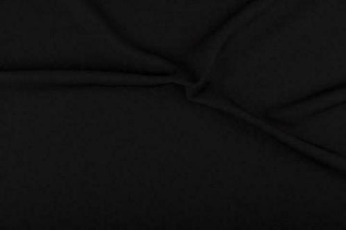 Aanbieding! Zwarte polyester stof op rol te koop!, Hobby en Vrije tijd, Stoffen en Lappen, 120 cm of meer, 200 cm of meer, Zwart