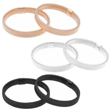 Fako Bijoux - Set Van 3 paar Premium Mouwophouders Zwart, beschikbaar voor biedingen