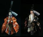 Set of 2 / Japanese Vintage HINA Doll Statue Samurai Man /