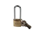 Tri-Circle Messing hangslot - lange beugel - dubbele verg..., Ophalen of Verzenden, Nieuw