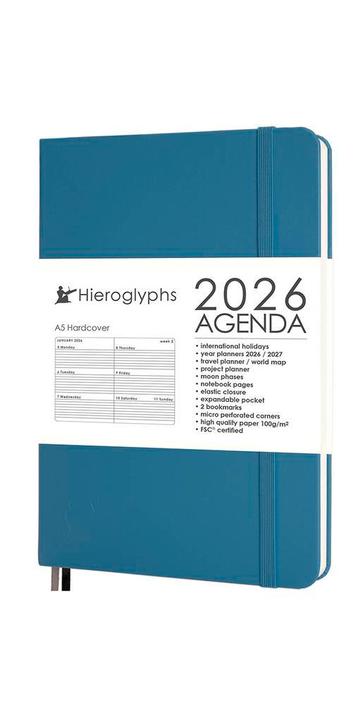Hieroglyphs Agenda 2026 beschikbaar voor biedingen