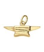 Gouden Aambeeld ketting hanger, Verzenden, Nieuw