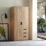 [en.casa] Kledingkast Eiselfing 176x80x52 cm met 5 vakken en, Verzenden, Nieuw