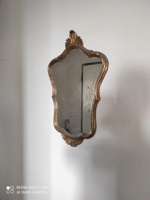 Spiegel - Hout, Antiek en Kunst, Curiosa en Brocante