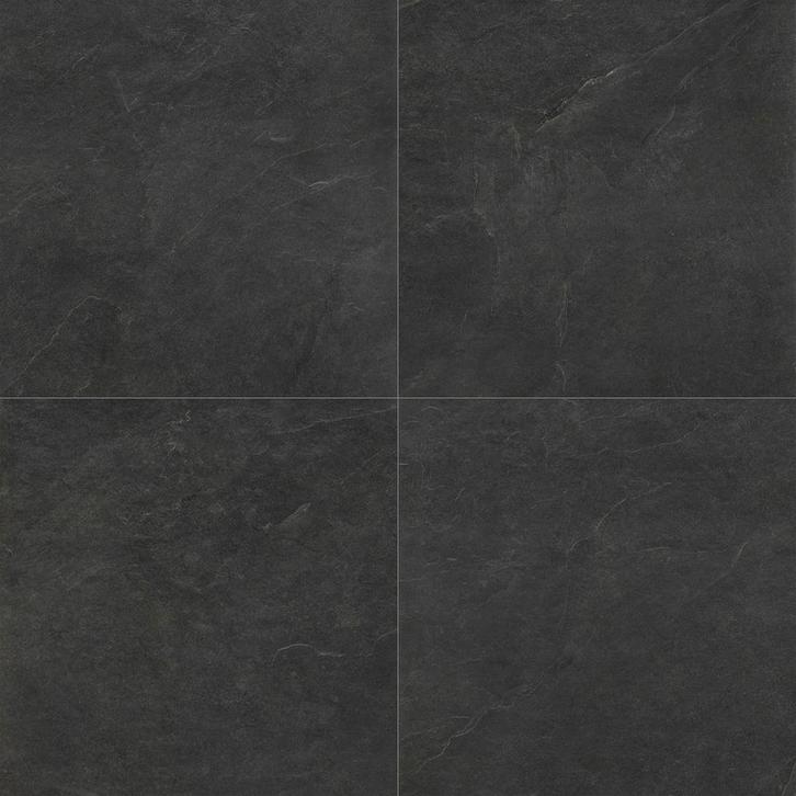 Vloertegel / wandtegel ash zwart 59,7x59,7 gerectificeerd, Doe-het-zelf en Verbouw, Tegels, Vloertegels, Nieuw, 10 m² of meer