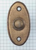 Beldrukker Ovaal Messing Antiek 59x32 mm, Ophalen of Verzenden, Nieuw