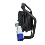 ProPlus Kabelhaspel - 25 meter - 3 x 2,5 mm² - 2 Schuko W.., Ophalen of Verzenden, Nieuw