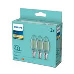 Philips LED Kaarslamp E14 4.3W - 2700K 806lm 230V - Helder -, Huis en Inrichting, Lampen | Losse lampen, Verzenden, Nieuw