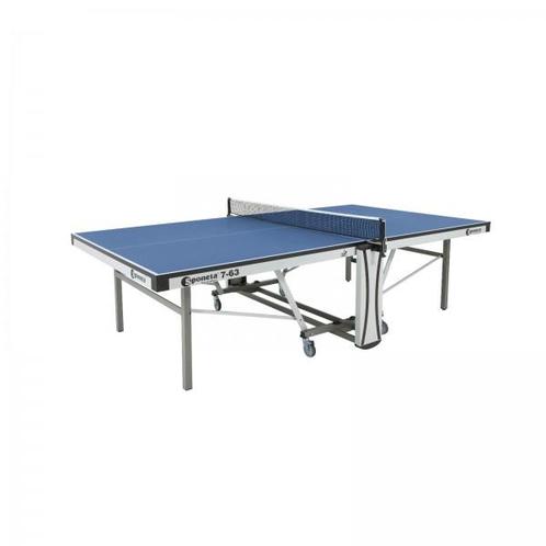 Sponeta Indoor Wedstrijdtafeltennistafel S7-63 – Blauw –, Sport en Fitness, Tafeltennis, Nieuw, Verzenden