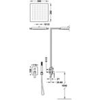 Regendoucheset Inbouw Tres Slim Exclusive Met Plafonddouche, Ophalen of Verzenden, Nieuw