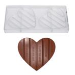 Chocolademal Chocolate World Tablet Hart (2x) 125x110x10mm, Verzenden, Nieuw