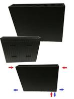 Toilet radiator vlak zwart NIEUW!, Doe-het-zelf en Verbouw, Nieuw, Minder dan 60 cm, Ophalen of Verzenden, Radiator