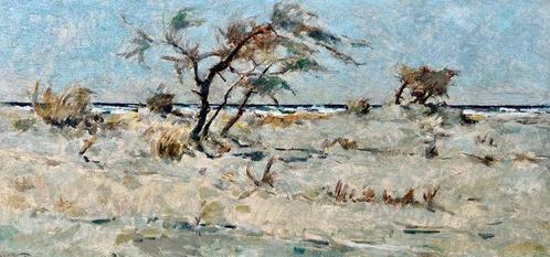 Ghigo Tommasi (1912-1985) - Libecciata, spiaggia maremmana, Antiek en Kunst, Kunst | Schilderijen | Klassiek