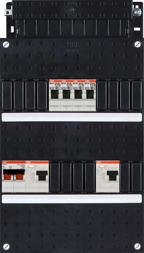 Groepenkast ABB Hafonorm | 4 Groepen 4 x Lichtgroepen | 1, Doe-het-zelf en Verbouw, Elektra en Kabels, Nieuw, Ophalen of Verzenden