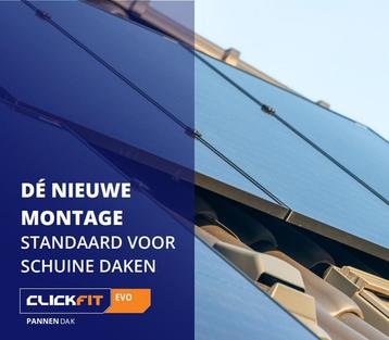 zonnepanelen montagesystemen voor pannendak Esdec ClickFit beschikbaar voor biedingen