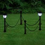 vidaXL Hekwerk met 2 solarlampen, Tuin en Terras, Buitenverlichting, Verzenden, Nieuw