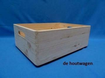 opbergkratten - houten kratten - kratjes - houten kisten beschikbaar voor biedingen