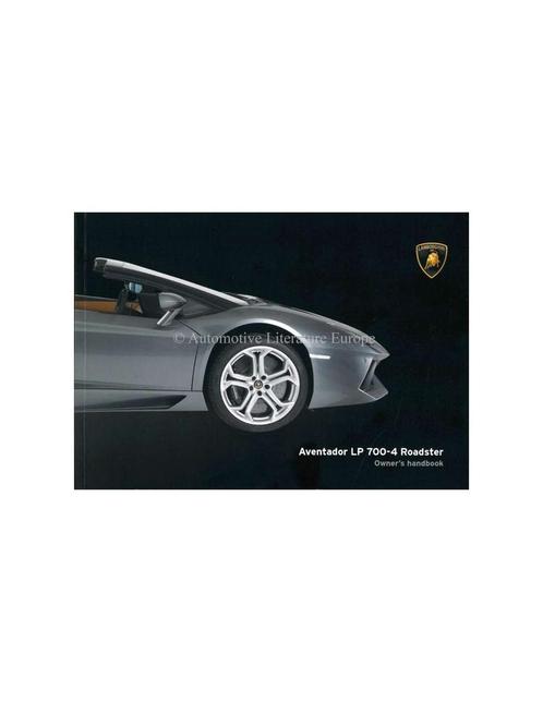 2014 LAMBORGHINI AVENTADOR LP 700-4 ROADSTER, Auto diversen, Handleidingen en Instructieboekjes