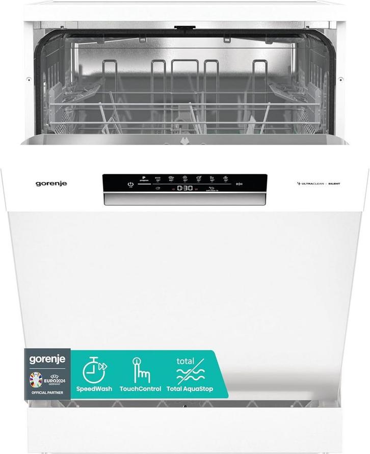 Gorenje Gu642e90w - Onderbouw Vaatwasser - 60 cm - 13, Witgoed en Apparatuur, Vaatwasmachines, Nieuw, 85 tot 90 cm, Ophalen of Verzenden