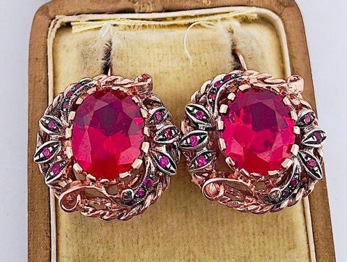Zonder Minimumprijs - Oorbellen - 9 kt. Roségoud, Zilver, Sieraden, Tassen en Uiterlijk, Oorbellen