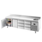 GGM Gastro | Koelwerkbank Premium PLUS - 2452x700mm - met 1, Verzenden, Nieuw in verpakking