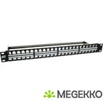 ACT Patchpaneel 48-poorts keystone unloaded 19 inch  1U high, Computers en Software, Netwerk switches, Verzenden, Nieuw