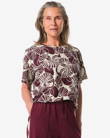 HEMA Dames T-shirt Dori schelpen multi beschikbaar voor biedingen
