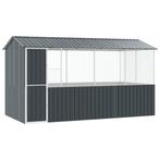 vidaXL Vogelkooi Antraciet 410 x 210 x 230 cm Gegalvaniseerd, Verzenden, Nieuw
