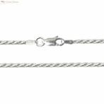 Zilveren rope ketting 55 cm 2 mm, Verzenden, Nieuw, Zilver