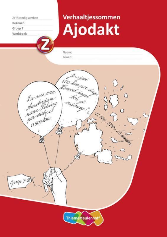 Ajodakt Rekenen, Verhaaltjessommen gr6, werkboek 5ex, Boeken, Schoolboeken, Gelezen, Verzenden