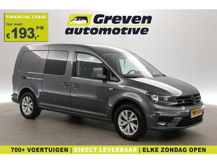 Volkswagen Caddy Maxi 2.0 TDI L2 150PK | 6-bak | Airco |, Auto's, Bestelauto's, Handgeschakeld, Diesel, Zilver of Grijs, Volkswagen