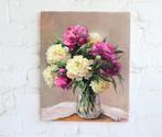 Natalia Yudina (1978) - Still life, Peonies