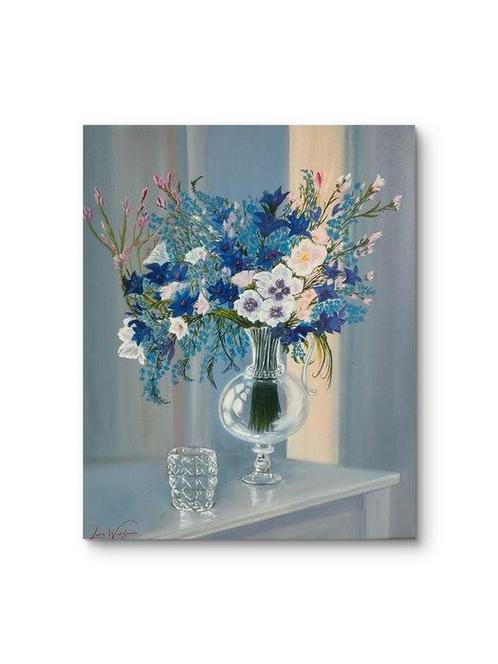 Lara Wasiljewa (1973) - Stillness in Bloom., Antiek en Kunst, Kunst | Schilderijen | Modern