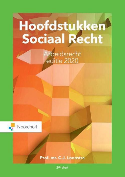 9789001593315 Hoofdstukken Sociaal Recht editie 2020, Boeken, Schoolboeken, Zo goed als nieuw, Verzenden