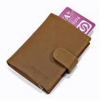 Figuretta Leren Card Protector - RFID - Hunter Khaki, Sieraden, Tassen en Uiterlijk, Overige merken, Bruin, Verzenden, Nieuw