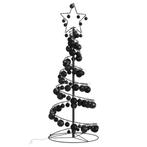 vidaXL Kerstboom lichtkegel met kerstballen 80 LEDs, Verzenden, Nieuw