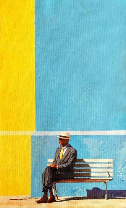 Ruggero Salvatore - Nessuna attesa, Antiek en Kunst, Kunst | Schilderijen | Modern