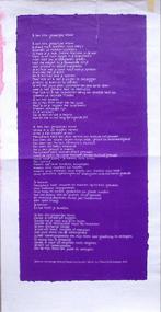 vintage affiche - Gedicht van Joan Cavanagh (lijst optie), Verzamelen, Verzenden, Nieuw, Overige onderwerpen, Met lijst