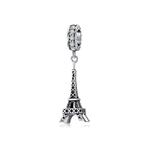 Eiffeltoren Parijs Bedel Hangende Charm Pandora compatible, Nieuw, Overige merken, Verzenden