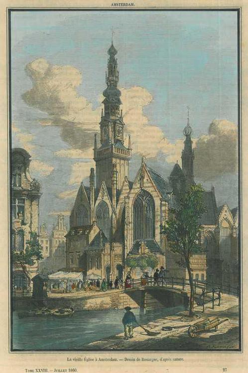 Zicht op Amsterdam, Antiek en Kunst, Kunst | Etsen en Gravures