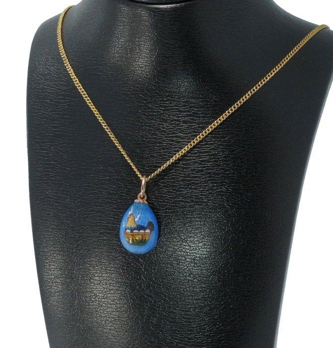 Hanger - 14 karaat Geel goud, Sieraden, Tassen en Uiterlijk, Antieke sieraden