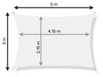 Veilige schaduwdoek voor kinderen - 3x5m - Beige, Tuin en Terras, Schaduwdoeken, Ophalen of Verzenden, Nieuw
