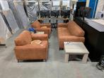 Bankstel met 2 salontafels, Seat&Sofas, Bellagio, Rust,, Nieuw