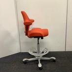 HAG Capisco Bureaustoel / Baliestoel met voetring, Oranje -, Oranje, Ergonomisch, Gebruikt, Ophalen of Verzenden