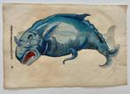 Ulisse Aldrovandi - Monstrose Balaenae - 1638, Antiek en Kunst