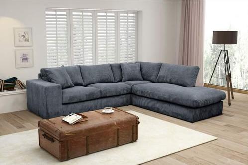 Hoekbank Lelystad - hoekbanken - Grijs, Huis en Inrichting, Banken | Sofa's en Chaises Longues, Nieuw, Stof