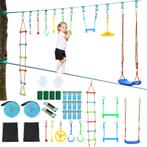 Ninja Warrior Set voor Kinderen 15M Slackline voor Kinderen