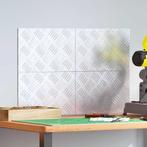 vidaXL Trap Tread Rechthoekig 4 pcs Zilver 30 x 20 cm, Doe-het-zelf en Verbouw, Ladders en Trappen, Verzenden, Nieuw